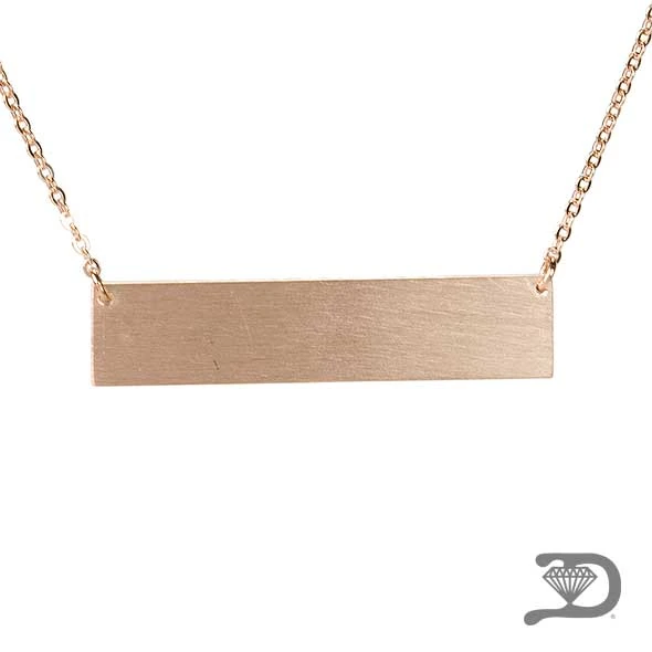 Personalized custom bar pendant