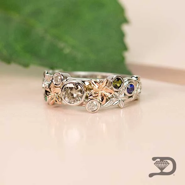 Family Flower Ring