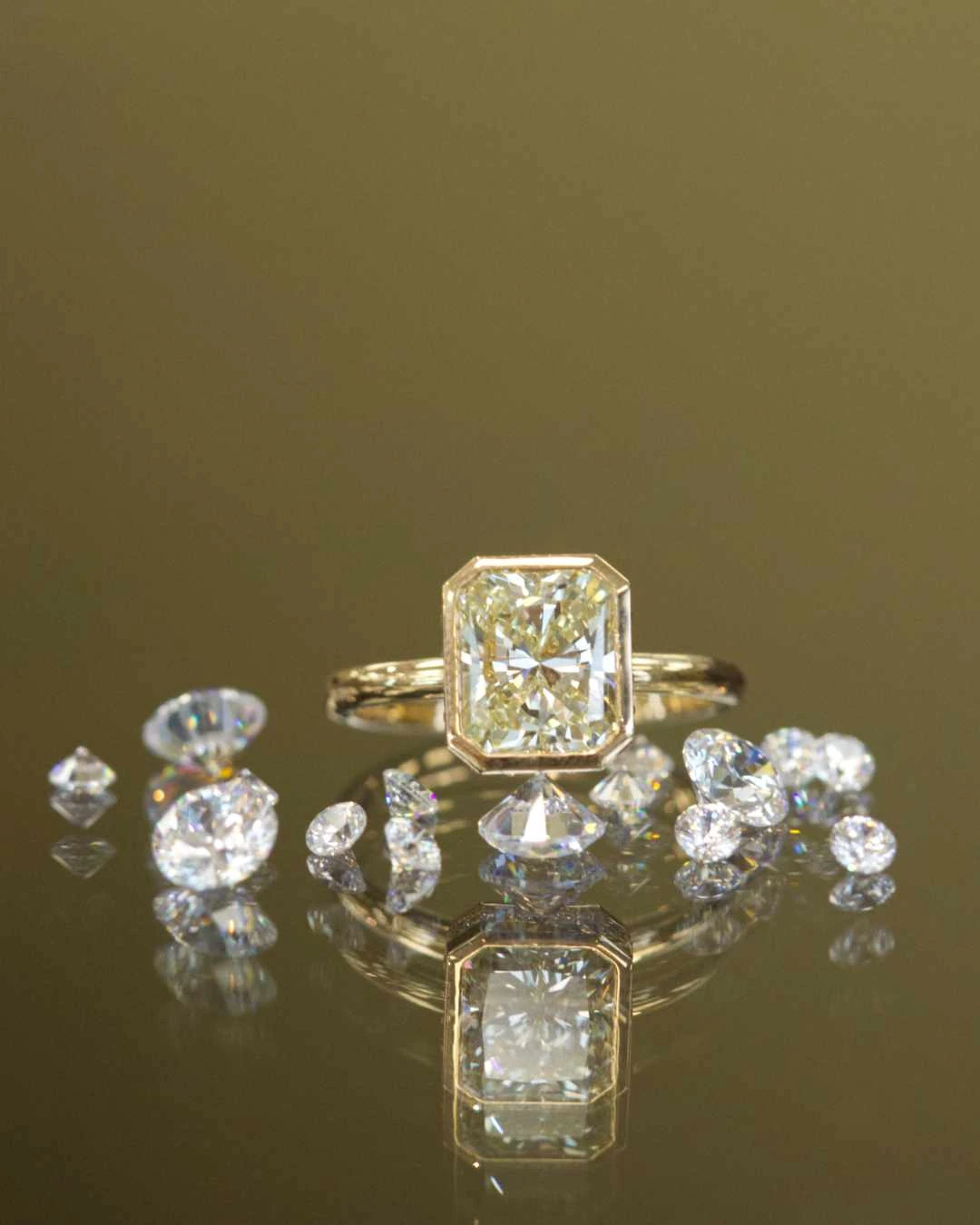 Yellow Diamond Engagement Ring