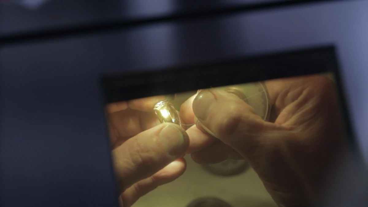 Precision laser work at Dempsey's Jewelers